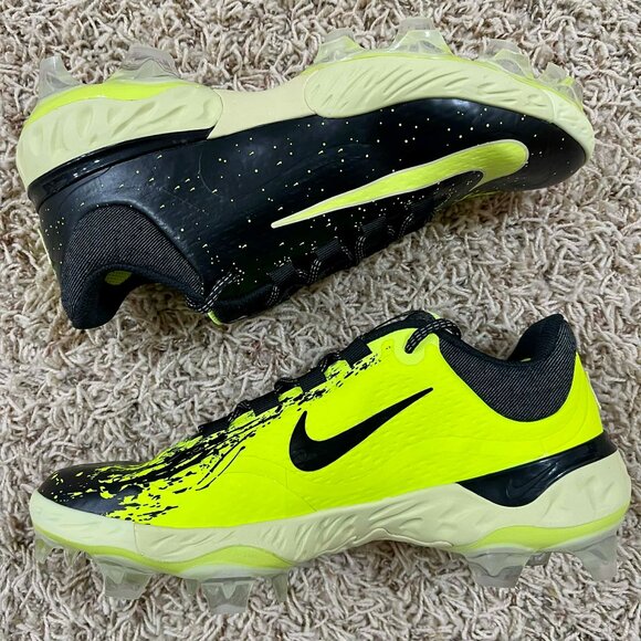 Nike Alpha Huarache NXT MCS Baseball Cleats Black/Life Lime FV6092-001 Men’s 8.5 - Picture 5 of 16